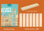 Wooden Building Blocks Balance Game Stacker Blocks 300PCS - Image 9