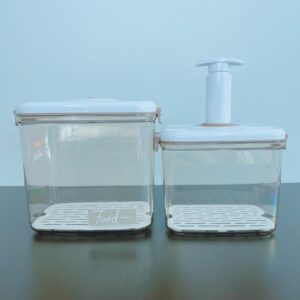Food Container Airtight Jar For Food Preservation2.7+4.6L