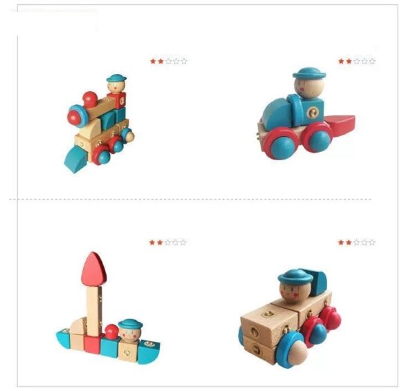 Wooden Building Blocks - Image 13
