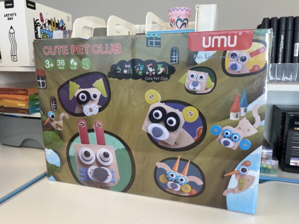 Wooden Building Blocks Cute Pet Club - Image 5