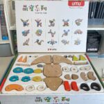 Wooden Building Blocks Cute Pet Club - Image 4