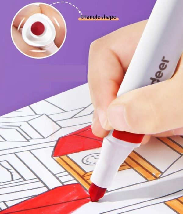 24 Colours washable watercolor marker water colour pen set - Image 3