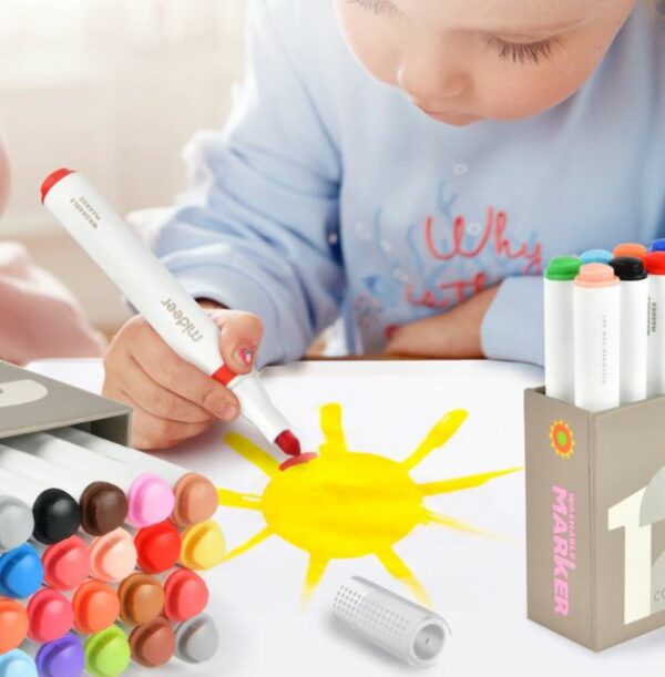 24 Colours washable watercolor marker water colour pen set - Image 5