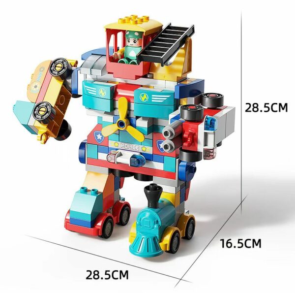 195PCS Robot Building Bricks - Image 2