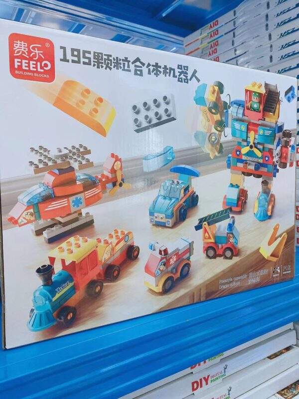 195PCS Robot Building Bricks - Image 6