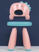 Kids Chair Children Chair Baby Room Chair Plastic Stool Chair - Corn Yellow - Image 11