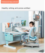 Ergonomic Kid's Study Desk and Chair Height Adjustable Pink Colour Children Desk - Image 13