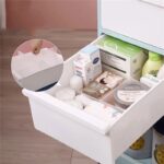 Storage Trolley 4 layers white - Image 10