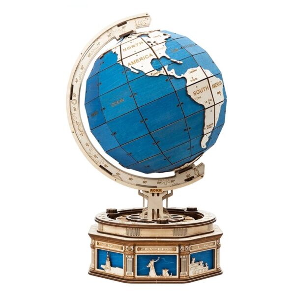 3D Globe Wooden Puzzle 567PCS - Image 1