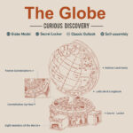 3D Globe Wooden Puzzle 567PCS - Image 3