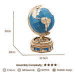 3D Globe Wooden Puzzle 567PCS - Image 9