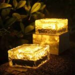 Outdoor Garden Waterproof Solar LED Light Ice Brick Style - Image 15