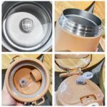 Stainless Steel Thermos Cute Bear Design for Children - White Colour - Image 8