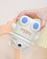 Stainless Steel Thermos Cute Bear Design for Children - White Colour - Image 6