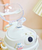 Stainless Steel Thermos Cute Bear Design for Children - White Colour - Image 13