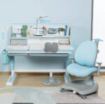 Ergonomic Kid's Study Desk and Chair Height Adjustable Blue Colour Children Desk - Image 2