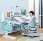 Ergonomic Kid's Study Desk and Chair Height Adjustable Blue Colour Children Desk - Image 10
