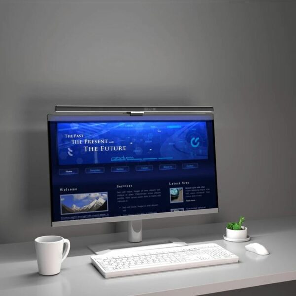 Monitor Light Desk Lamp Computer Monitor Light Bar - White - Image 12