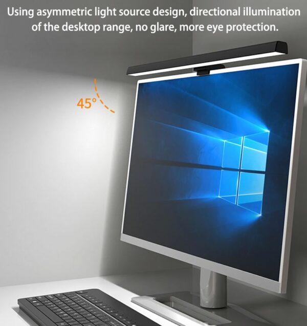 Monitor Light Desk Lamp Computer Monitor Light Bar - White - Image 11