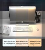 Monitor Light Desk Lamp Computer Monitor Light Bar - White - Image 8