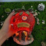 Solar LED Garden Light Outdoor Light Garden Decoration - Strawberry - Image 10