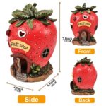 Solar LED Garden Light Outdoor Light Garden Decoration - Strawberry - Image 3