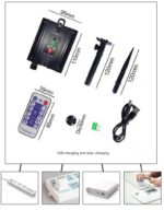 Solar USB String Light Garden Xmas Decoration 7m 50Led 2.4cm Crystal ball warm - Image 19