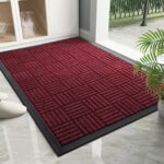 Door Mat Outdoor Anti Slip Doormat - Grey 60x90 - Image 12