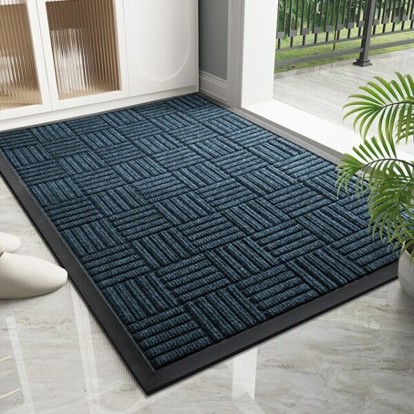Door Mat Outdoor Anti Slip Doormat - Grey 60x90 - Image 11