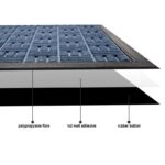 Door Mat Outdoor Anti Slip Doormat - Grey 60x90 - Image 9