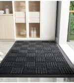Door Mat Outdoor Anti Slip Doormat - Grey 60x90 - Image 6