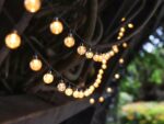 Solar USB String Light Garden Xmas Decoration 7m 50Led 2.4cm Crystal ball warm - Image 12