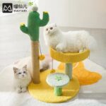 Cat Scratching Post Cat Tree Tower Climbing Frame - Image 3
