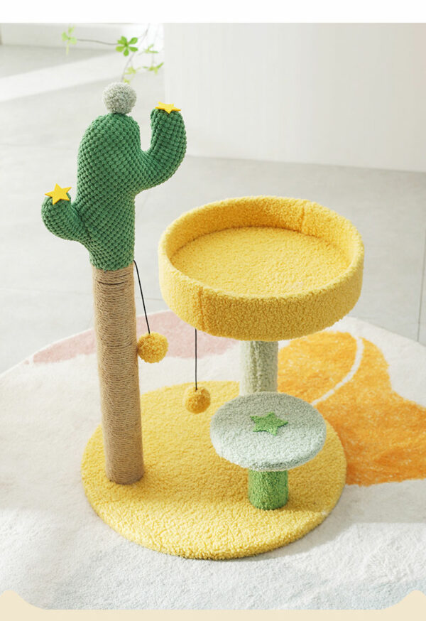 Cat Scratching Post Cat Tree Tower Climbing Frame - Image 2