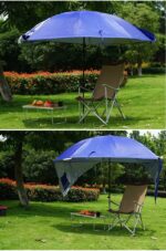 Beach Umbrella Beach Tent UV Protected Blue Colour - Image 9