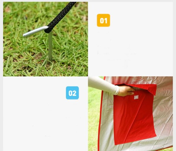 Beach Umbrella Beach Tent UV Protected Blue Colour - Image 8