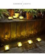 Outdoor Garden Waterproof Solar LED Light Ice Brick Style - Image 13