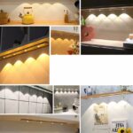 LED Night Light Under Cabinet Light USB Rechargeable Motion Sensor 40cm 3 lights - Image 12