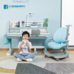 Ergonomic Kid's Study Desk and Chair Height Adjustable Pink Colour Children Desk - Image 14