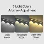 LED Night Light Under Cabinet Light USB Rechargeable Motion Sensor 40cm 3 lights - Image 4