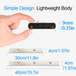 LED Night Light Under Cabinet Light USB Rechargeable Motion Sensor 40cm 3 lights - Image 3