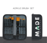 Maries Paint Brush Set 11 Pieces Acrylic Painting Set (Black) - Image 6