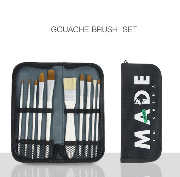 Maries Paint Brush Set 11 Pieces Gouache Brush Painting Set - Image 4