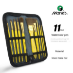 Maries Paint Brush Set 11 Pieces Watercolor Painting Set