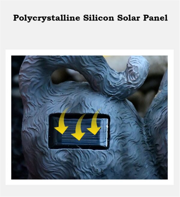 Solar LED Garden Light Outdoor Light Garden Decoration - Orange - Image 6