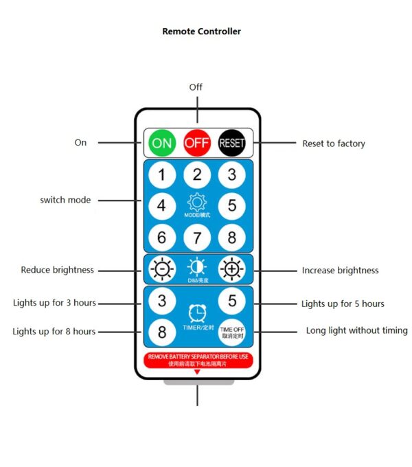 Solar USB String Light Garden Xmas Decoration 7m 50Led 2.4cm Crystal ball warm - Image 16