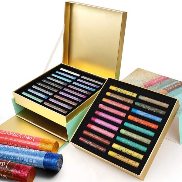 Paul Rubens Oil Pastels 36PCS Pearlescent Colours Soft Professional Oil Pastel - Image 1