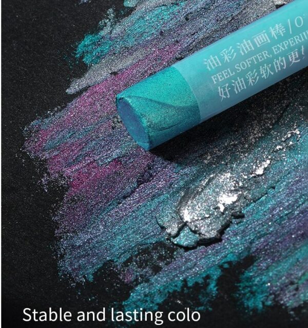 Paul Rubens Oil Pastels 36PCS Pearlescent Colours Soft Professional Oil Pastel - Image 13