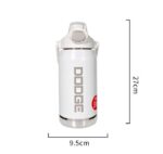 Stainless Steel Thermos Water Bottle With Straw Dual Drinking design 1.2 L Blue - Image 2
