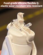 Stainless Steel Thermos Water Bottle With Straw Dual Drinking design 1.2 L Blue - Image 6